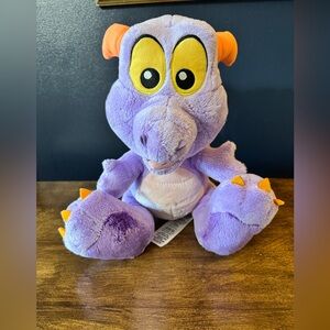 Disney 10.5” Figment Little Big Feet Plush Epcot Disney Parks Plushie